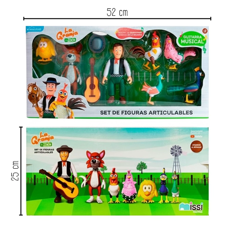 SET DE FIGURAS ARTICULABLES LA GRANJA DE ZENÓN 9 PIEZAS - 3