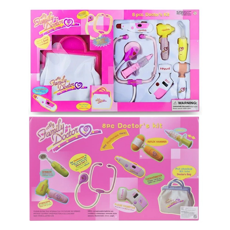 SET DE DOCTORA 'MY FAMILY DOCTOR' 8 PC - ROSADO - 4