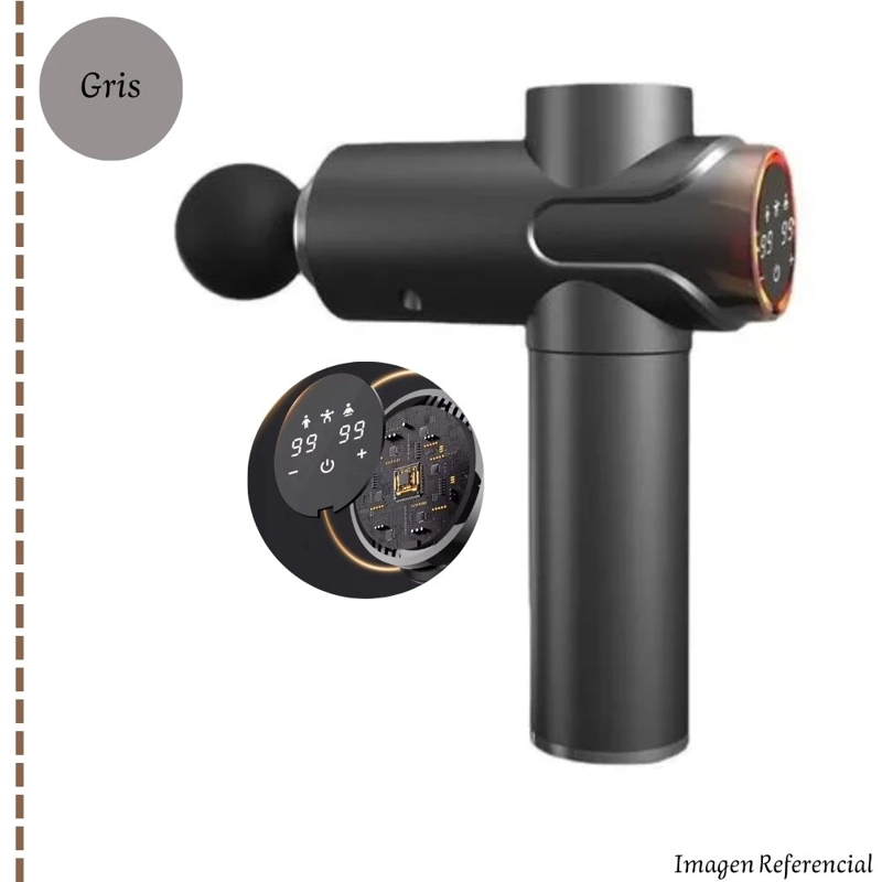MASSAGE GUN / PISTOLA MASAJEADORA CON 99 VELOCIDADES PL/NG - 2