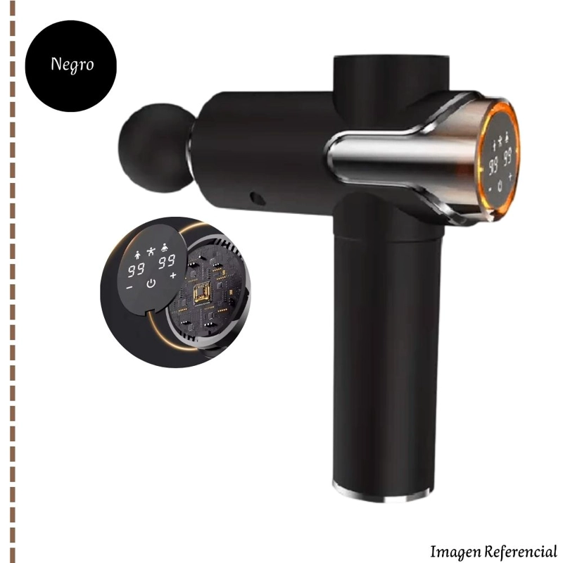 MASSAGE GUN / PISTOLA MASAJEADORA CON 99 VELOCIDADES PL/NG - 3