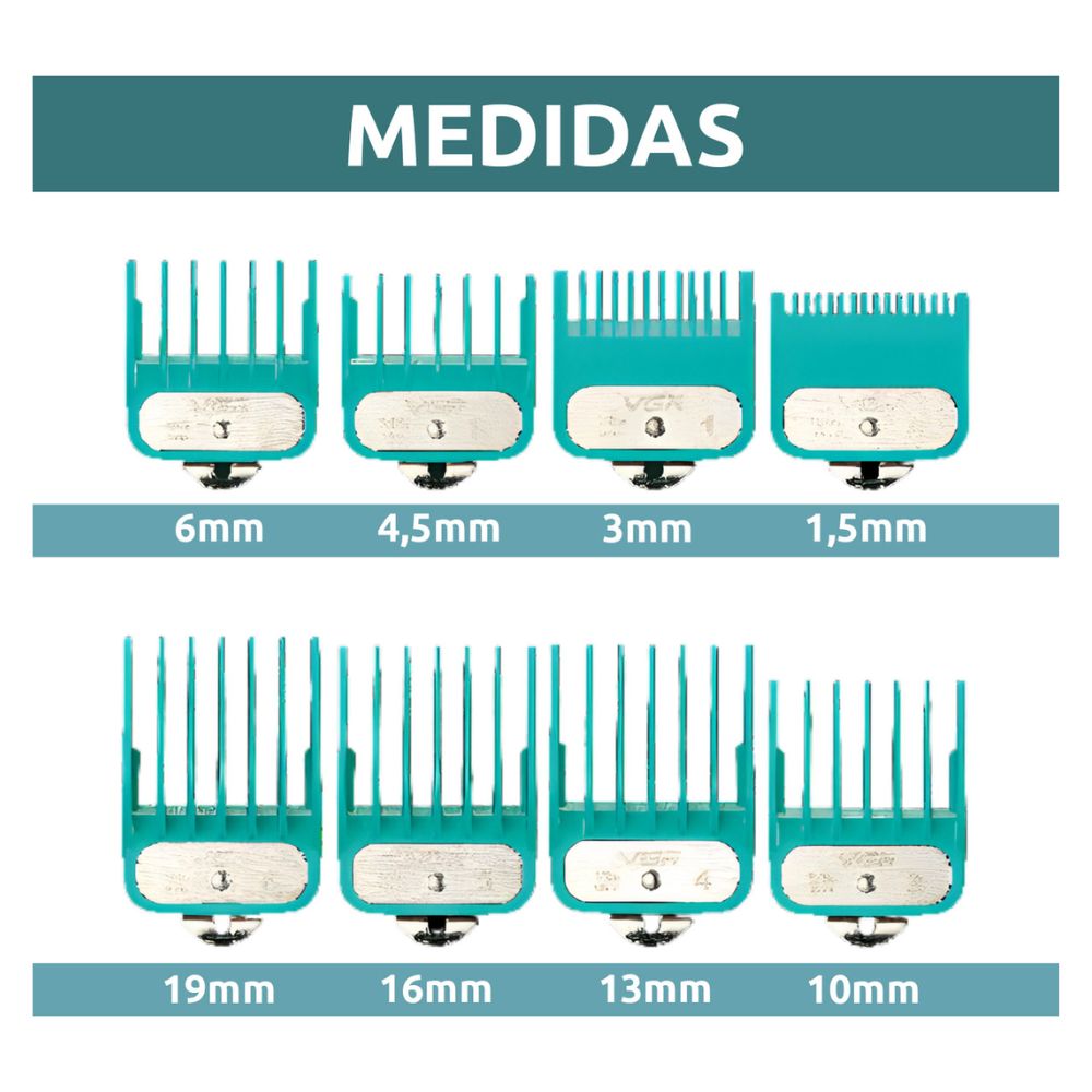 SET PEINES DE ALZA PREMIUM GUIA VGR V – 891 - 3