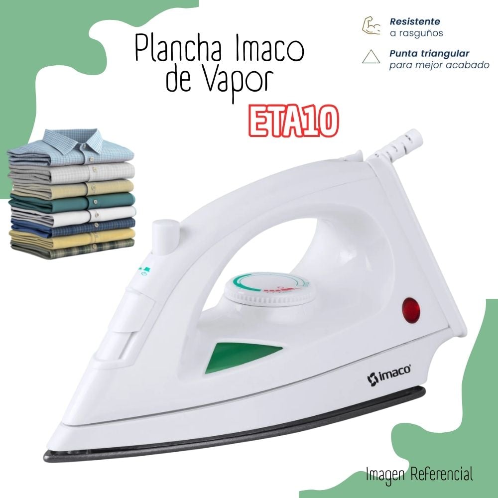PLANCHA A VAPOR IMACO ANTIADHERENTE - ETA10 - 1