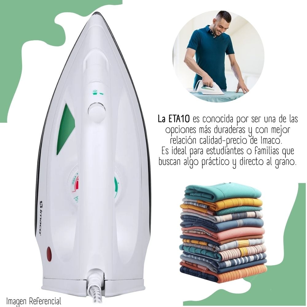 PLANCHA A VAPOR IMACO ANTIADHERENTE - ETA10 - 3