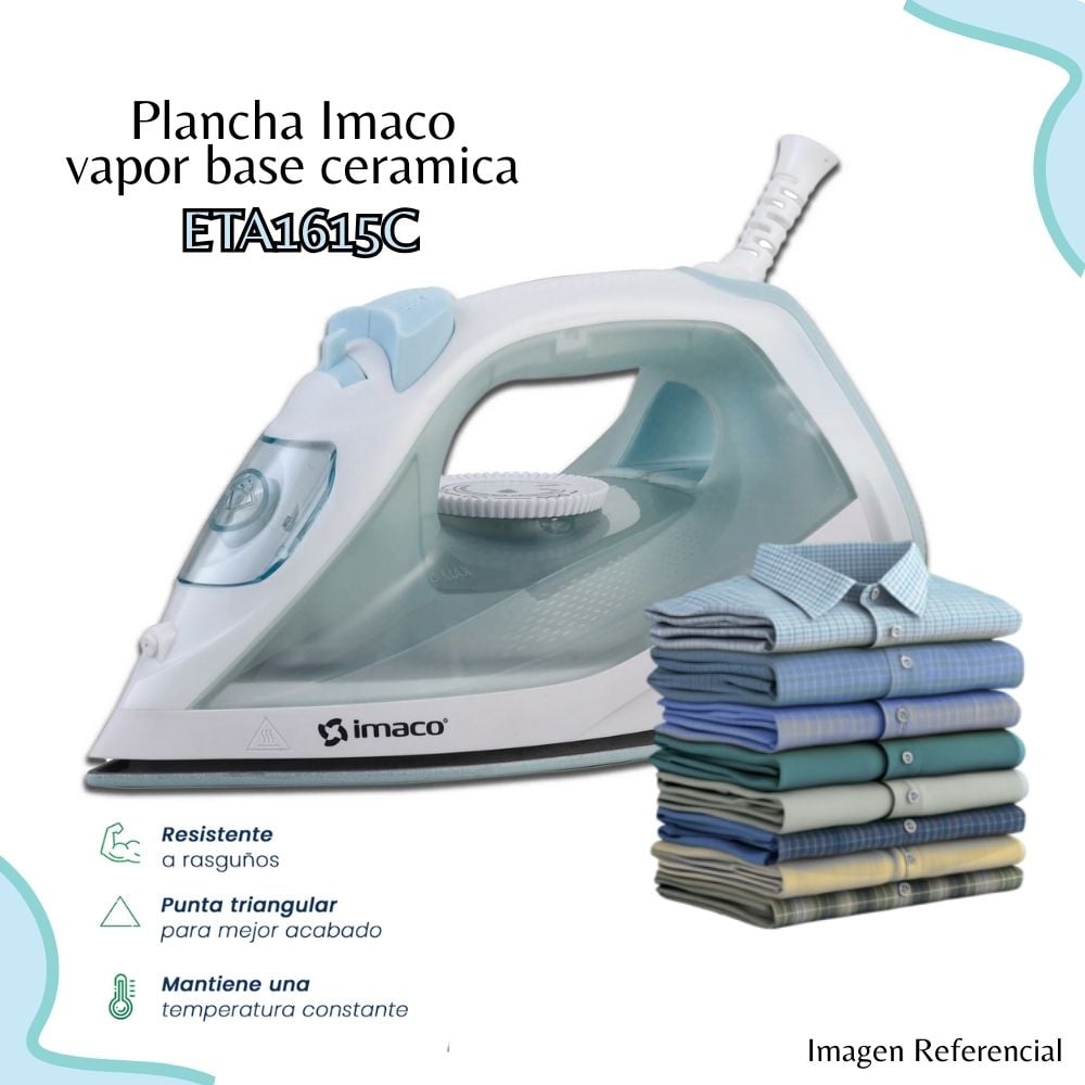 PLANCHA A VAPOR IMACO DE 1600W - ETA1615C - 1