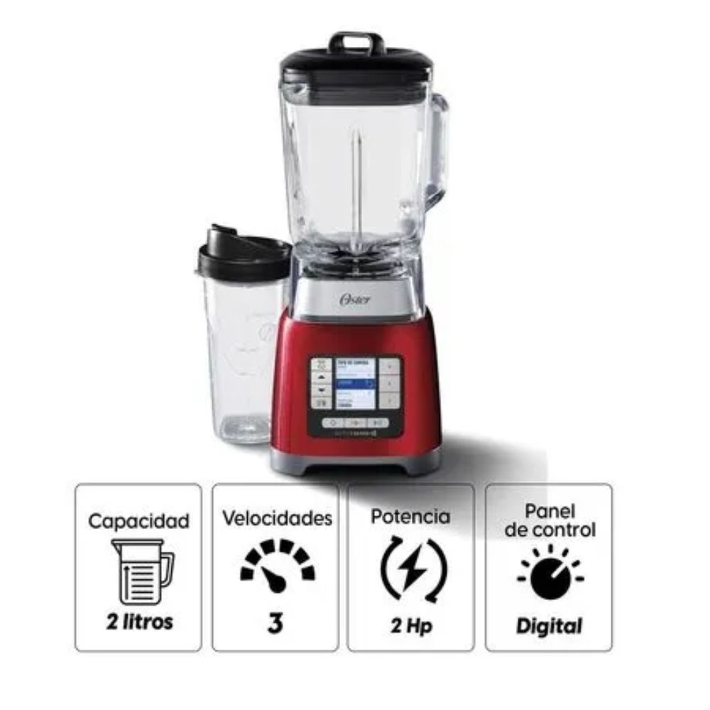LICUADORA OSTER ACTIVESENSE + VASO BLEN N GO BLSTTDG RBG - 4