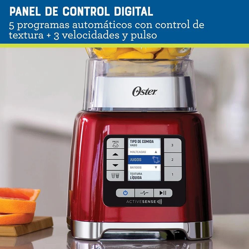 LICUADORA OSTER ACTIVESENSE + VASO BLEN N GO BLSTTDG RBG - 5