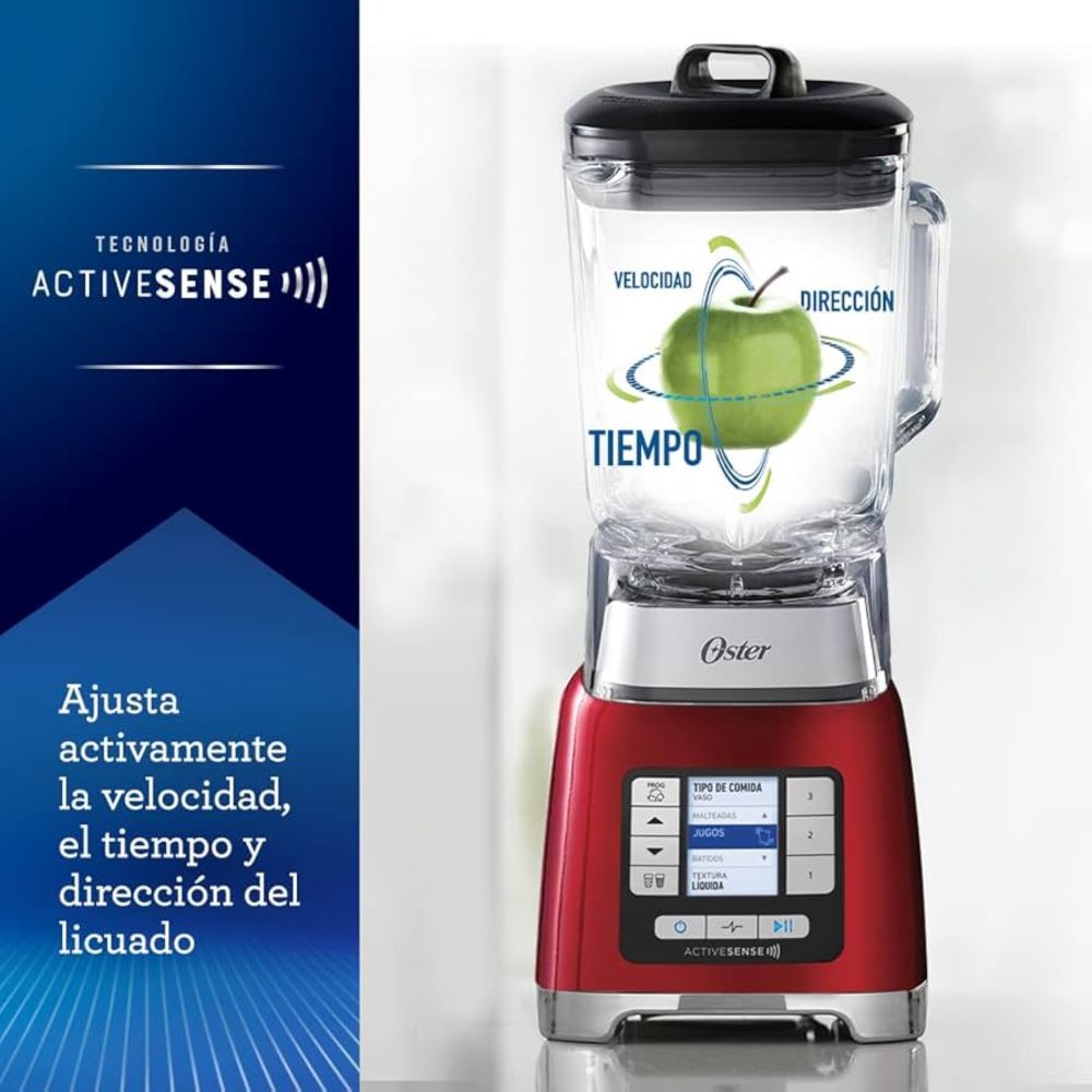 LICUADORA OSTER ACTIVESENSE + VASO BLEN N GO BLSTTDG RBG - 8