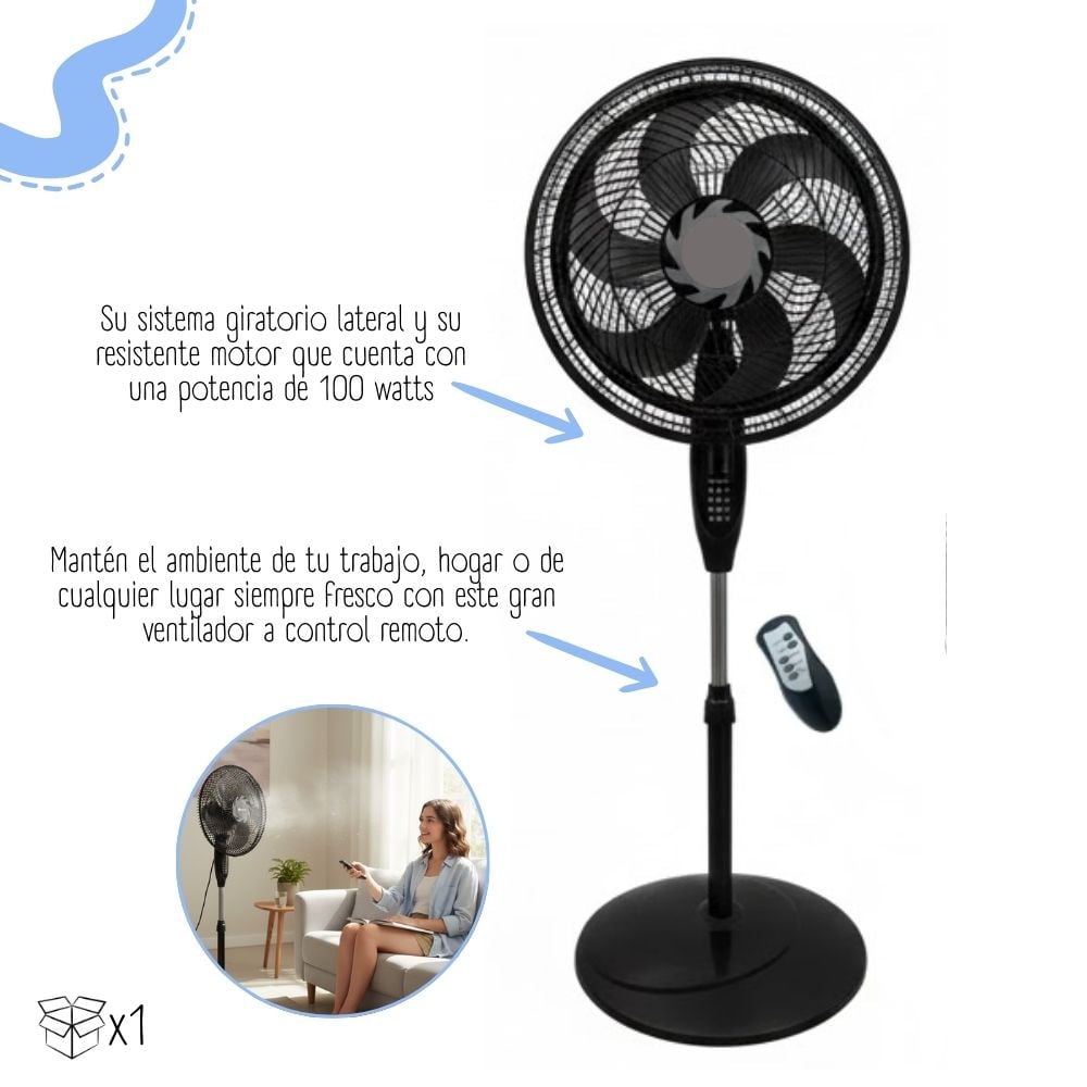 VENTILADOR TREVELY DE 18' 3 EN 1 VT-1840 - 2