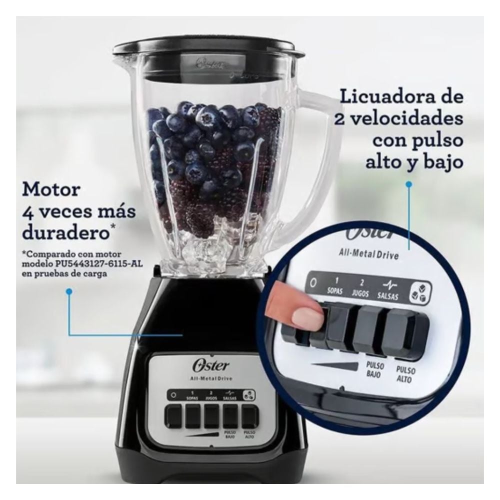LICUADORA OSTER KALIMAN 550W-NEGRO - 5