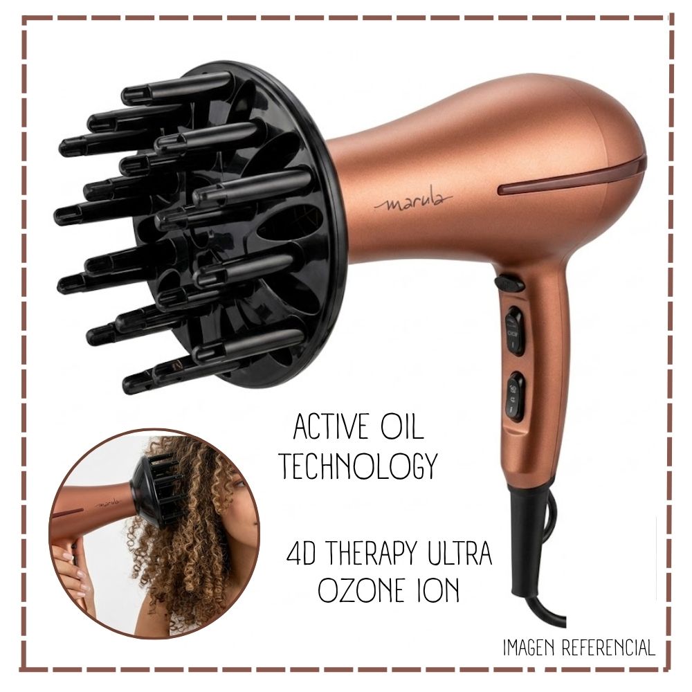 SECADORA DE CABELLO GAMA BORA MARULA 4D - 2