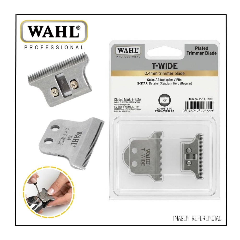 CUCHILLA WAHL T-WIDE REPUESTO 02215-1108 - 3