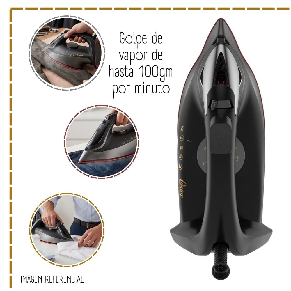 PLANCHA A VAPOR OSTER TECNOL. AEROCERÁMICA - GCSTAC6953 - 3