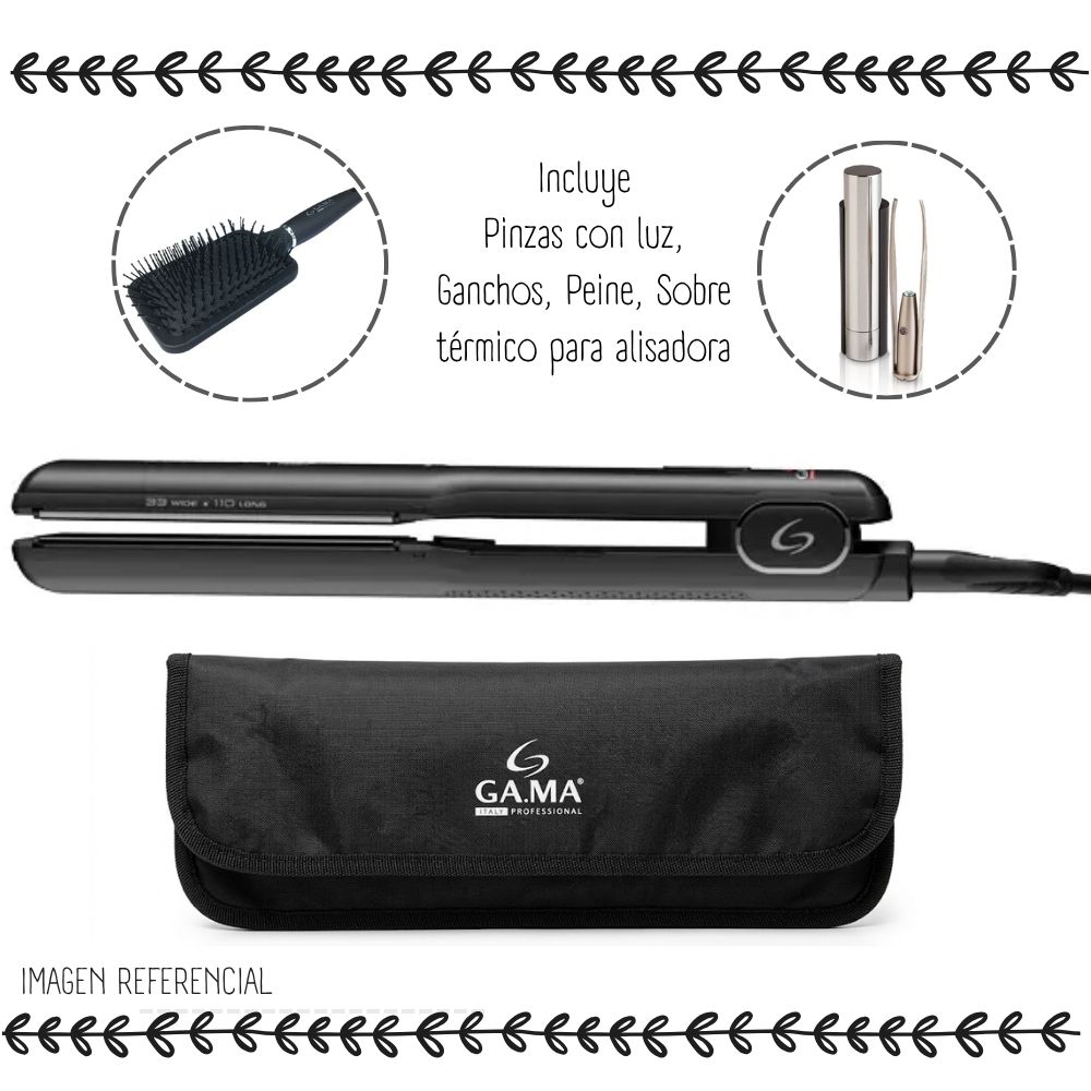 PLANCHA STARLIGHT DIG IHT 5D TITANIO GAMA – MALETA - 4
