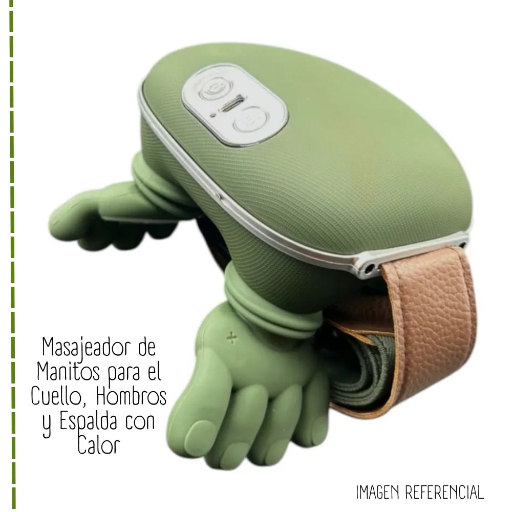 MASAJEADOR ELÉCTRICO DE HOMBROS Y CUELLO JBY-827 FORMA DE MANITO - 8
