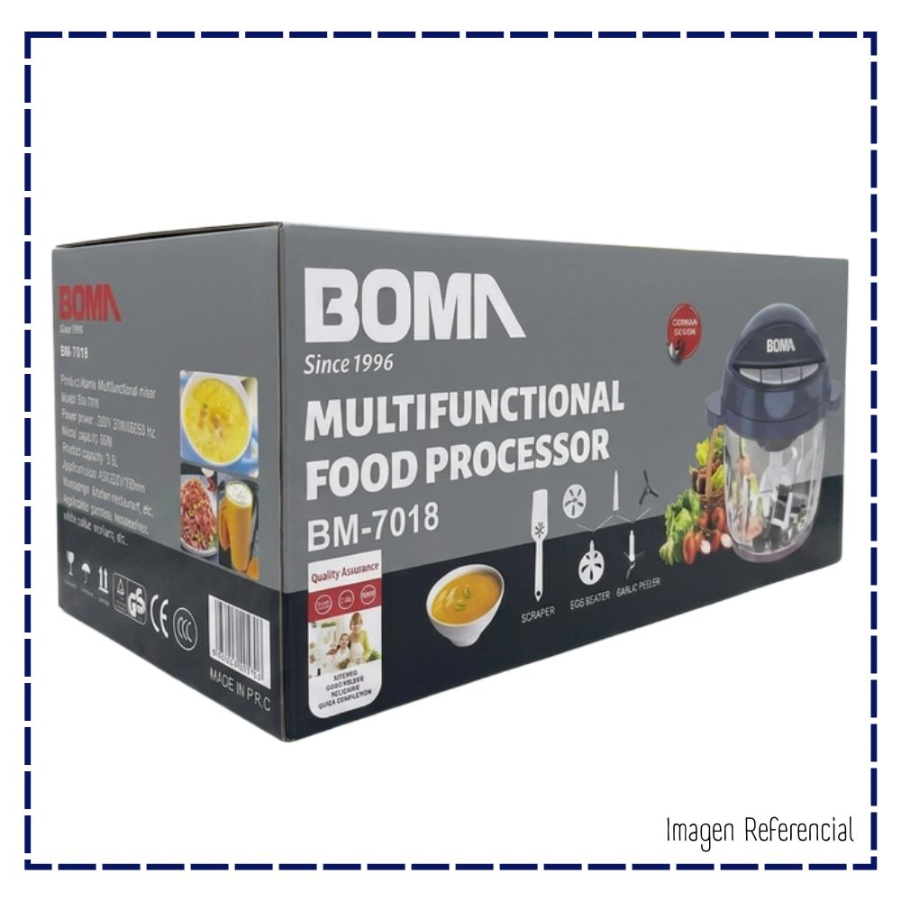 PROCESADOR DE ALIMENTOS BOMA DE 500W - BM-7018 - 5