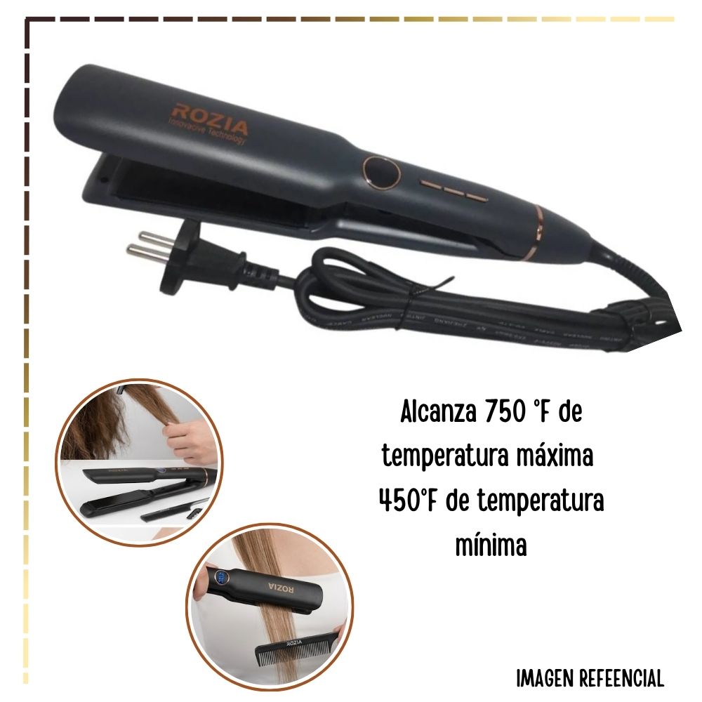 PLANCHA ALISADORA ROZIA HR-831 - 2