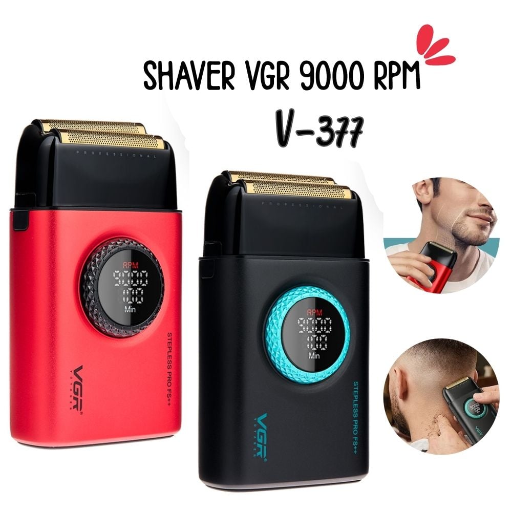 VGR SHAVER V-377 AFEITADORA INALÁMBRICO - 1