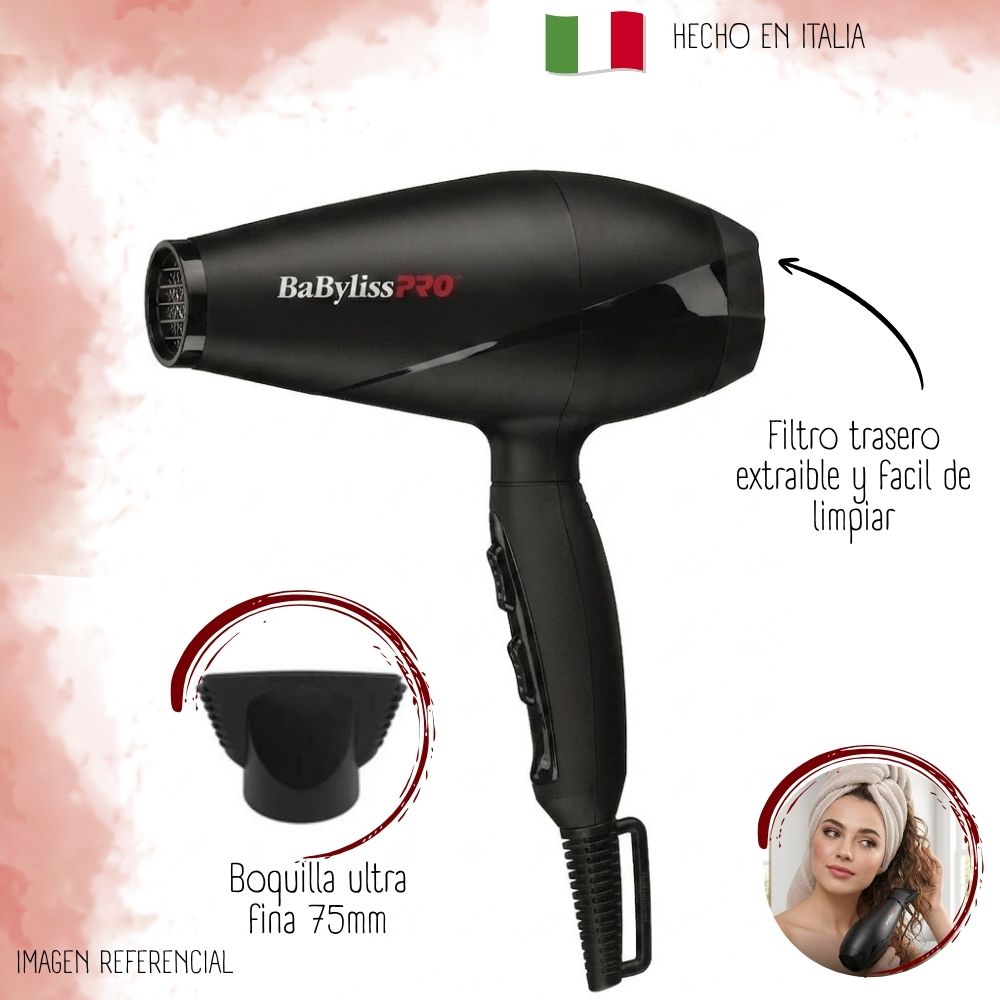 SECADORA DE CABELLO BABYLISSPRO HAIR DRYER - B6100PE - 2