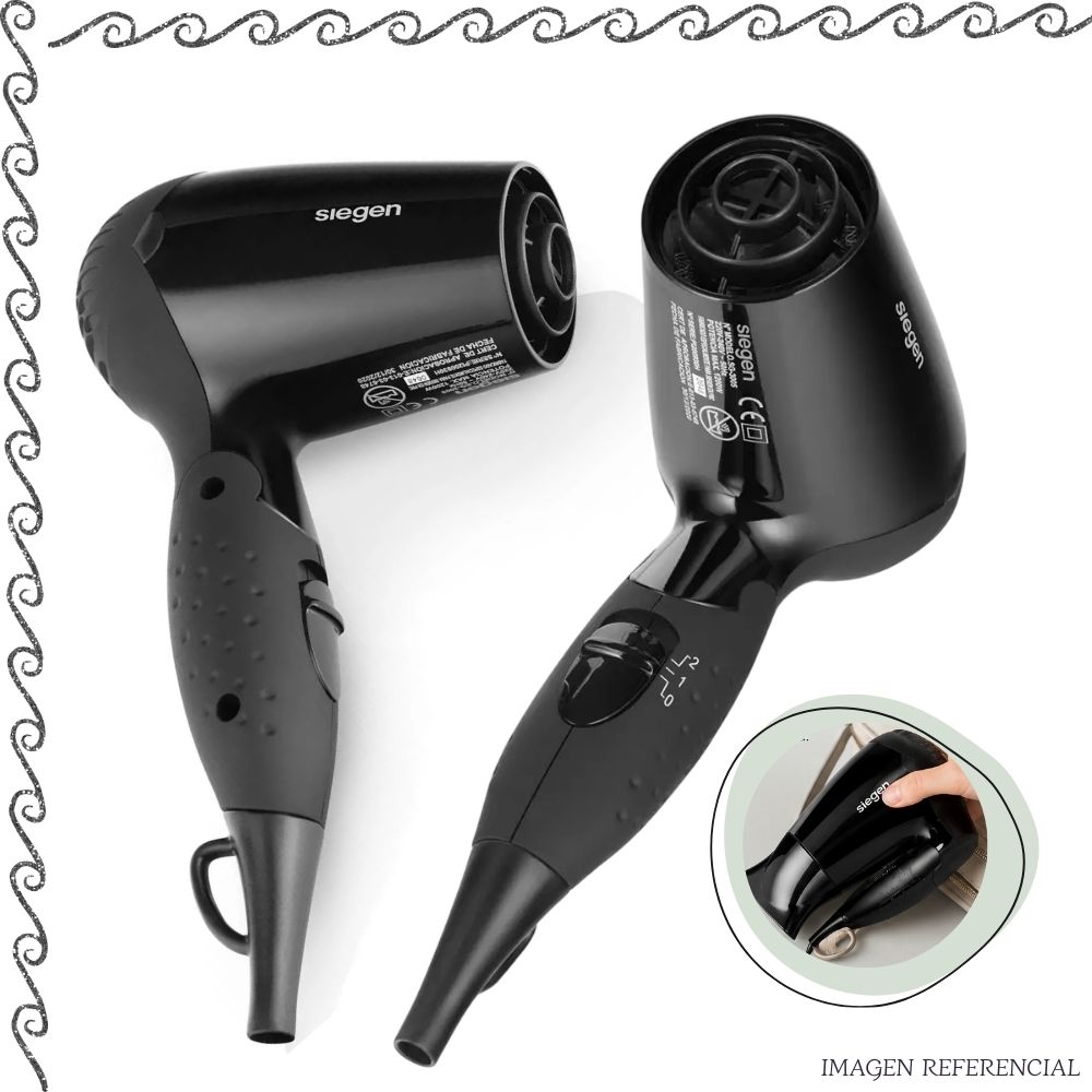 MINI SECADORA DE CABELLO SIEGEN SG-3005 - 6