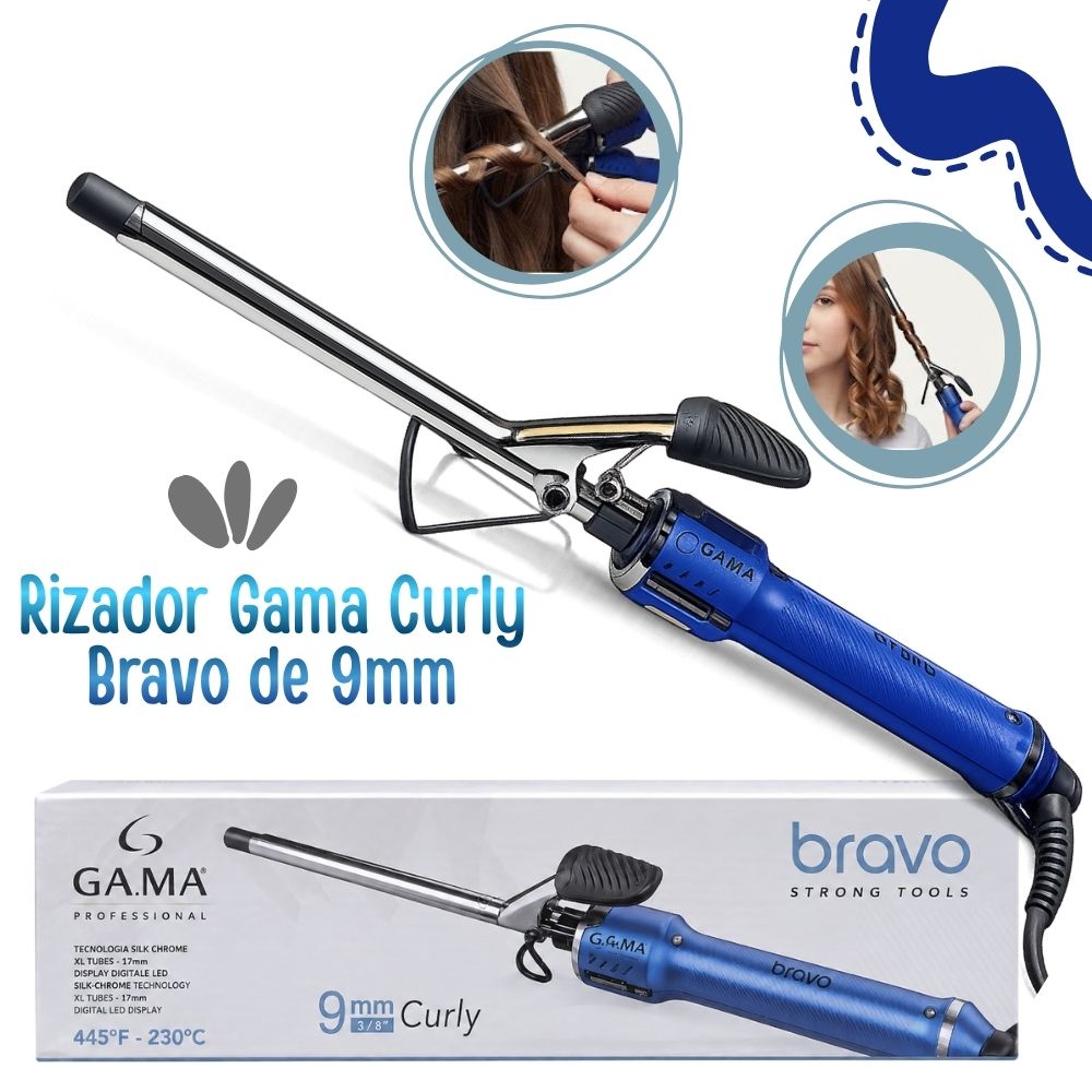 RIZADOR DE CABELLO GAMA CURLY BRAVO DE 9MM - BECCG0000000442 - 1
