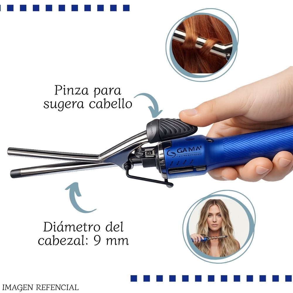 RIZADOR DE CABELLO GAMA CURLY BRAVO DE 9MM - BECCG0000000442 - 4