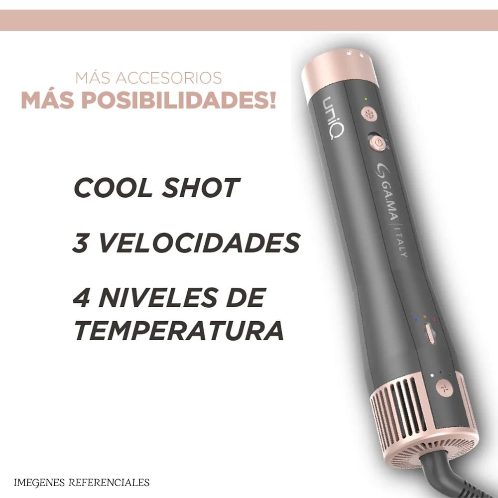 CEPILLO MODELADOR GAMA UNIQ 8 EN 1 VIBRANCE - 2