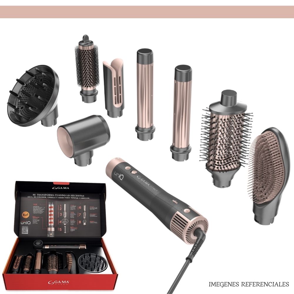 CEPILLO MODELADOR GAMA UNIQ 8 EN 1 VIBRANCE - 6