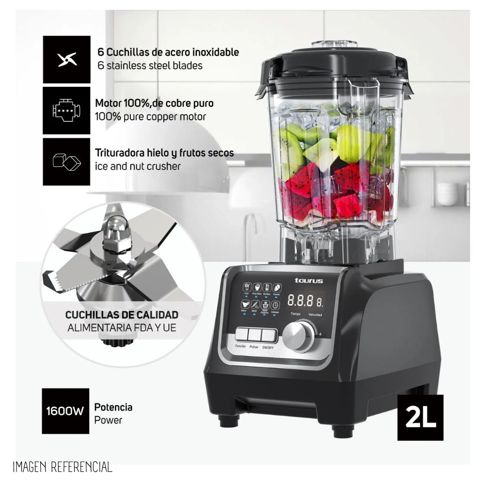 LICUADORA TURUS 2 LT ELITE PROFESSIONAL - PE9120890A - 4