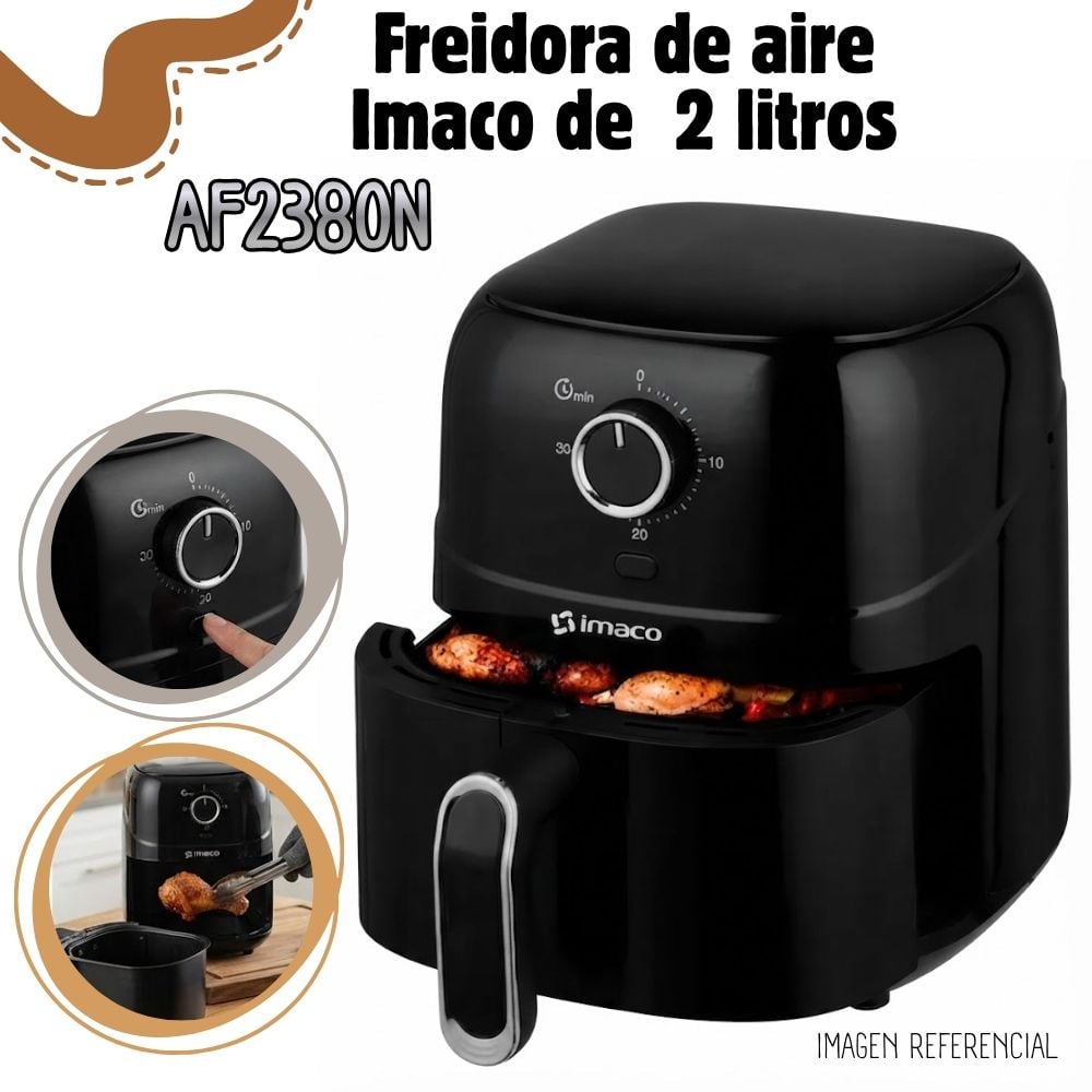 FREIDORA DE AIRE 2 LITROS IMACO - AF2380N - 1