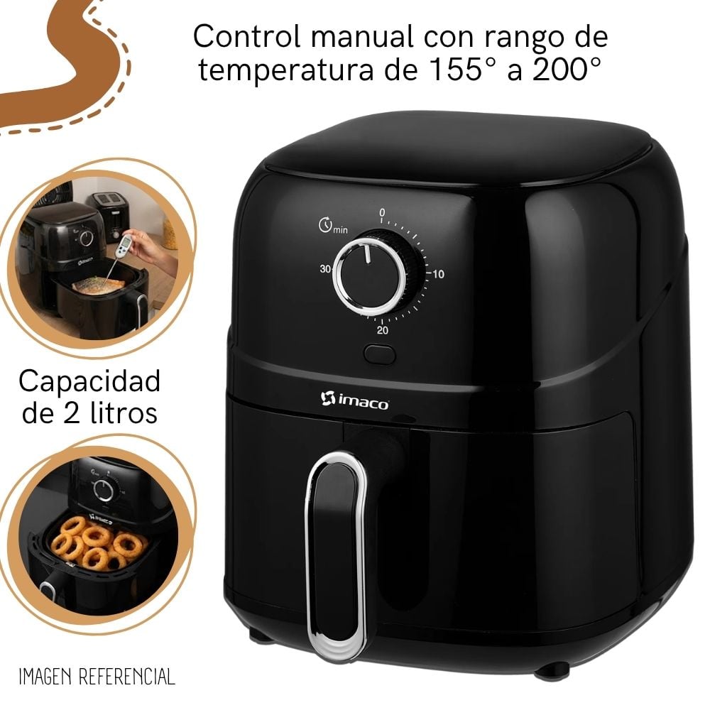 FREIDORA DE AIRE 2 LITROS IMACO - AF2380N - 2