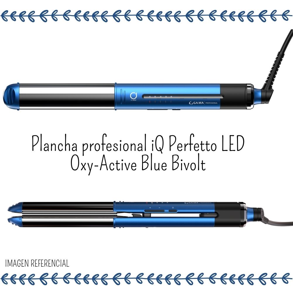 PLANCHA ALISADORA GAMA PROFESIONAL IQ PERFETTO LED OXY-ACTIVE BLUE BIVOLT - BECHS0000002875 - 4