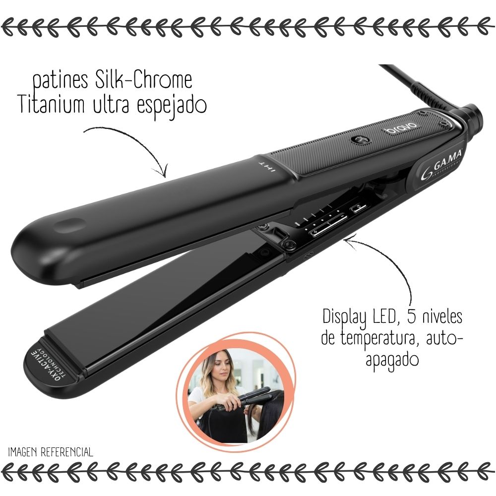 PLANCHA ALISADORA GAMA IHT BRAVO LED OA - BECHS0000002905 - 3