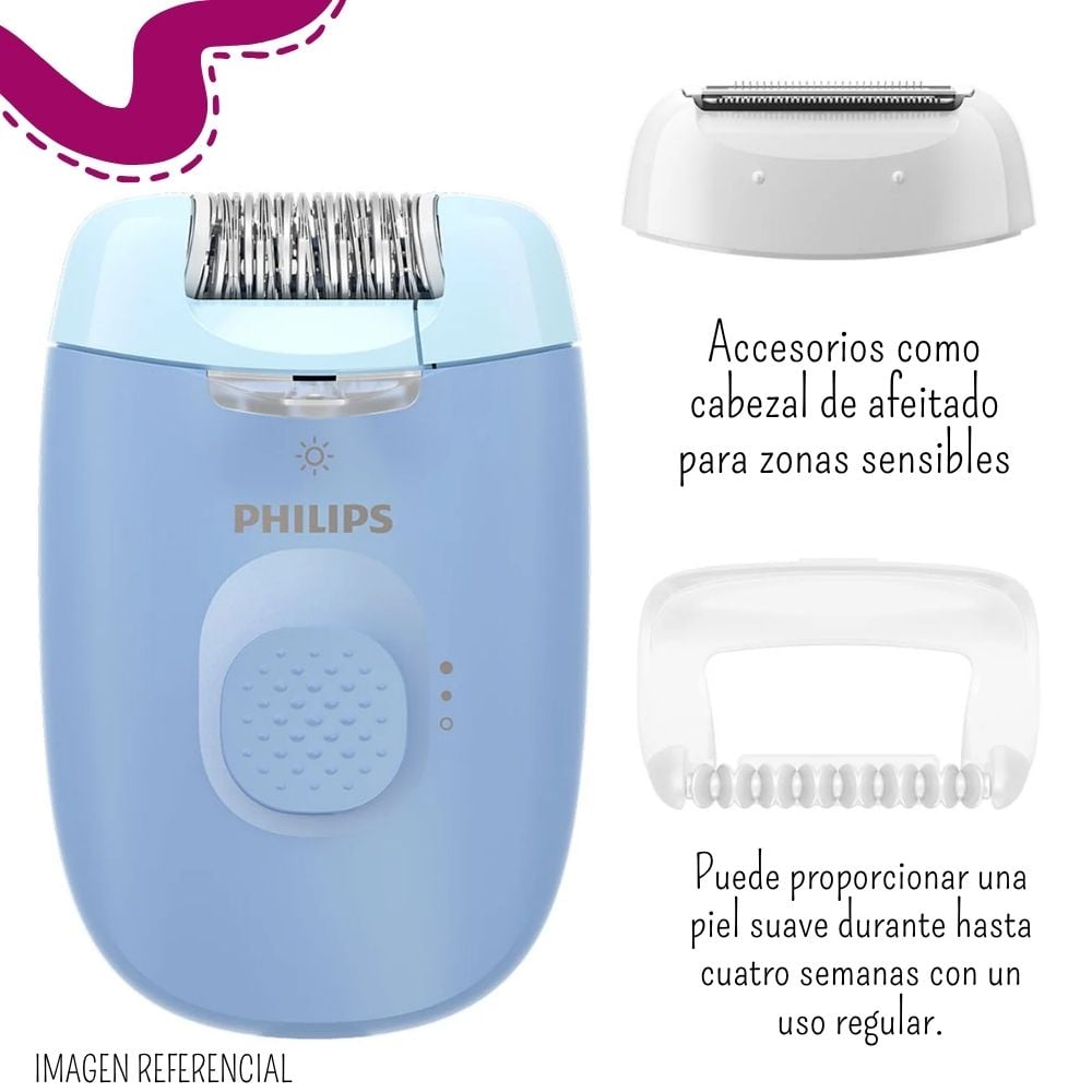 DEPILADORA EPILATOR PHILIPS BRE247_00 SERIES 4000 - 4