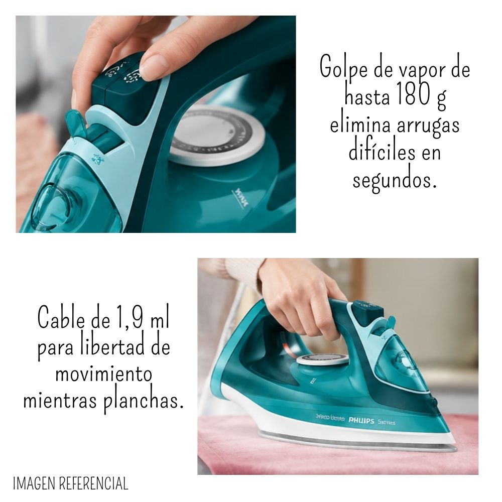 PLANCHA DE VAPOR PHILIPS STEAM IRON DST3030/70 - 4