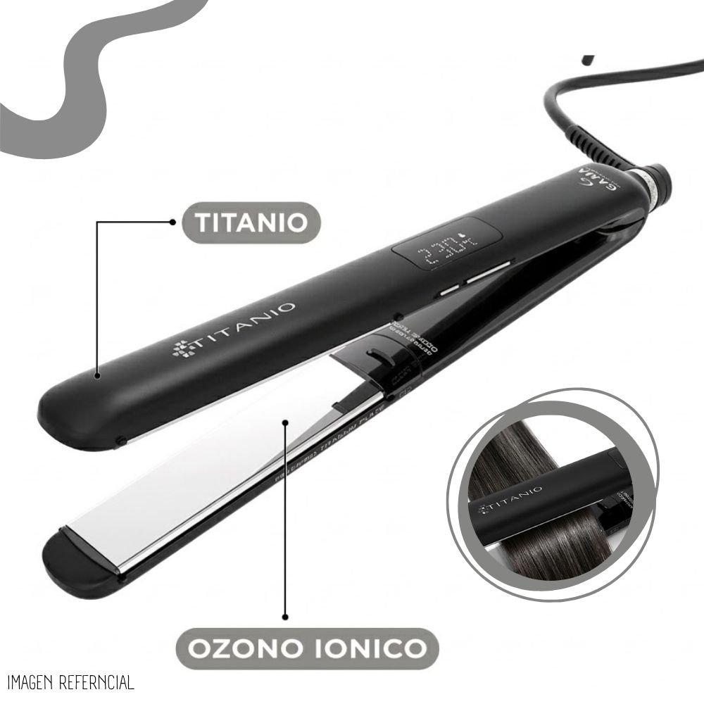 PLANCHA DE CABELLO GAMA TITANO CP144D - 2