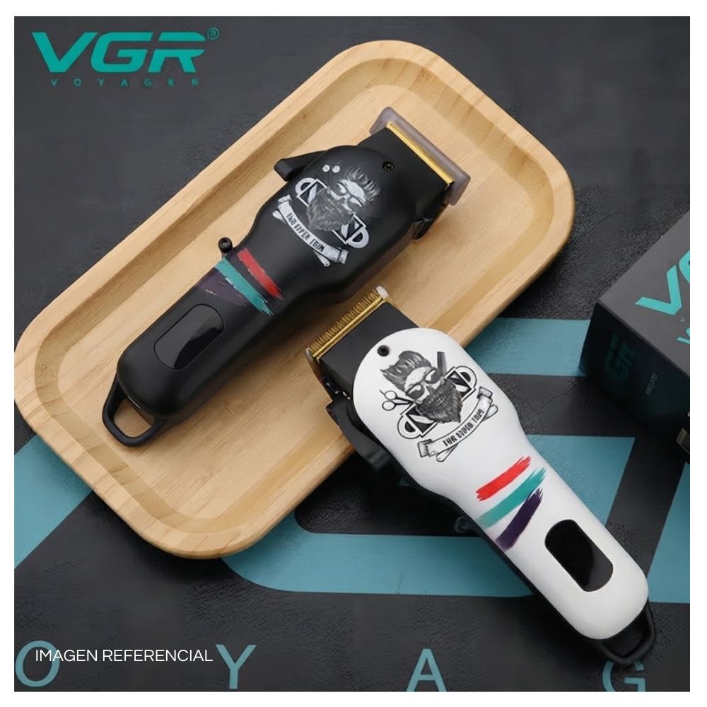 MÁQUINA CLIPPER  DE CORTAR CABELLO RECARGABLE VGR V-699 - 8