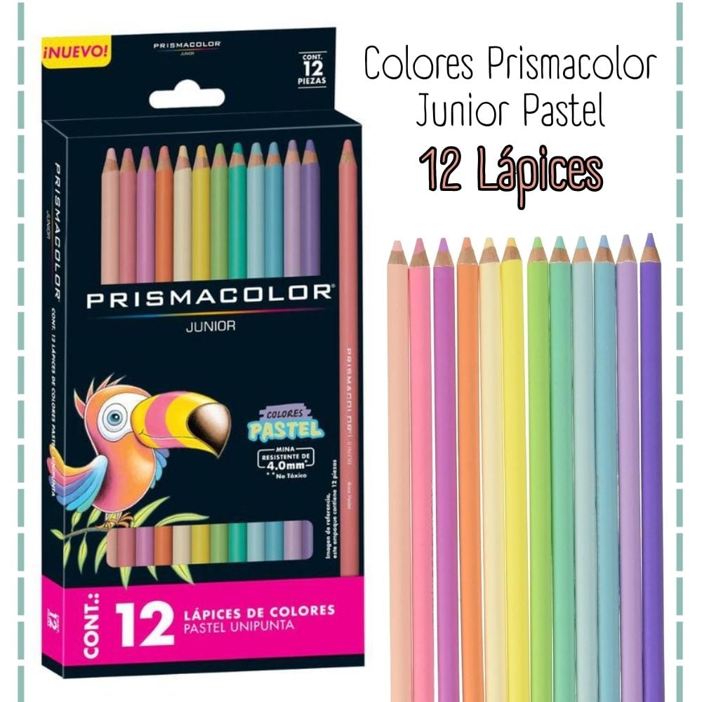COLORES PASTELES PRISMACOLOR X12 - 1