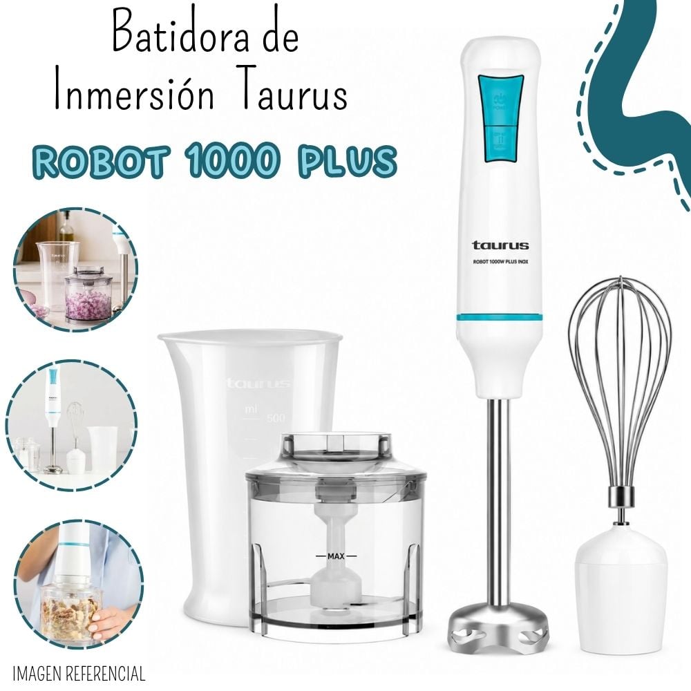BATIDOR INMERSION ROBOT 1000 PLUX INOX - 1