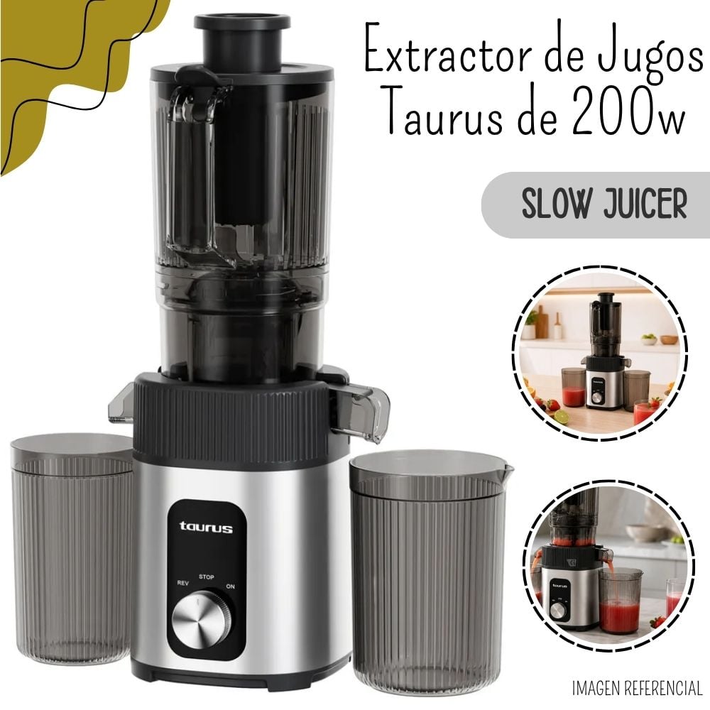 EXTRACTOR DE JUGOS DE PRENSADO MOD. SLOW JUICER PE9240350A - 1