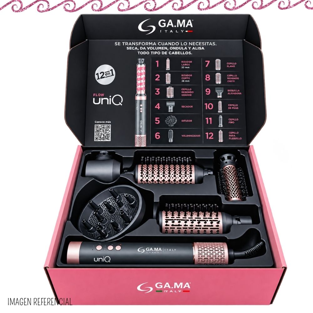 CEPILLO MODELADOR GAMA UNIQ FLOW 12 EN 1 MULTISTYLER - HDCBR0000000669 - 7