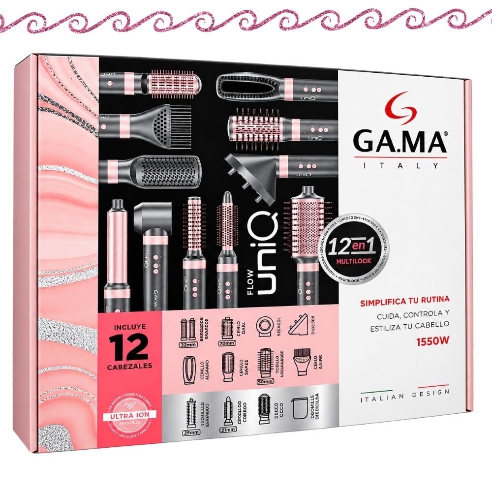 CEPILLO MODELADOR GAMA UNIQ FLOW 12 EN 1 MULTISTYLER - HDCBR0000000669 - 8