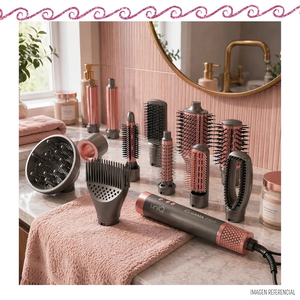 CEPILLO MODELADOR GAMA UNIQ FLOW 12 EN 1 MULTISTYLER - HDCBR0000000669 - 9