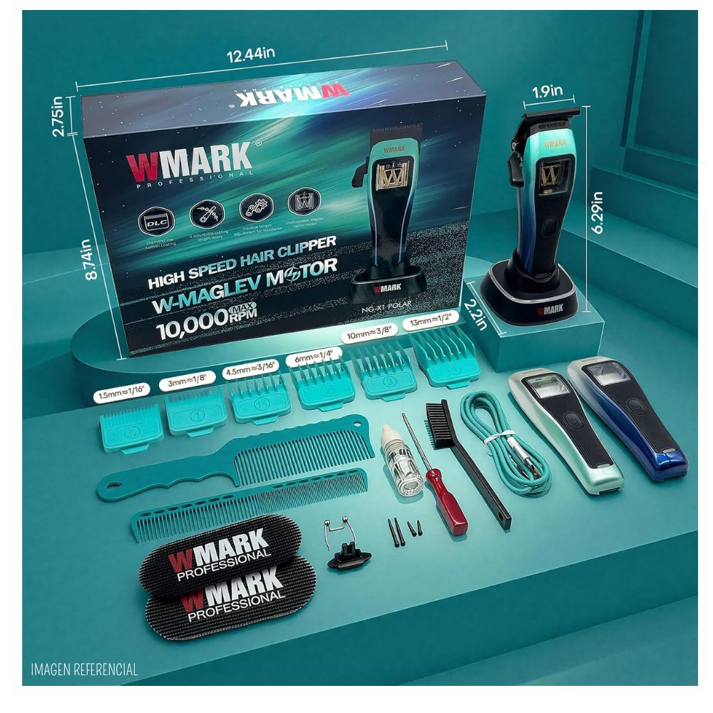 MAQUINA CORTADORA DE CABELLO WMARK CON MOTOR VECTORIAL POLAR - NG-X1POLAR - 6