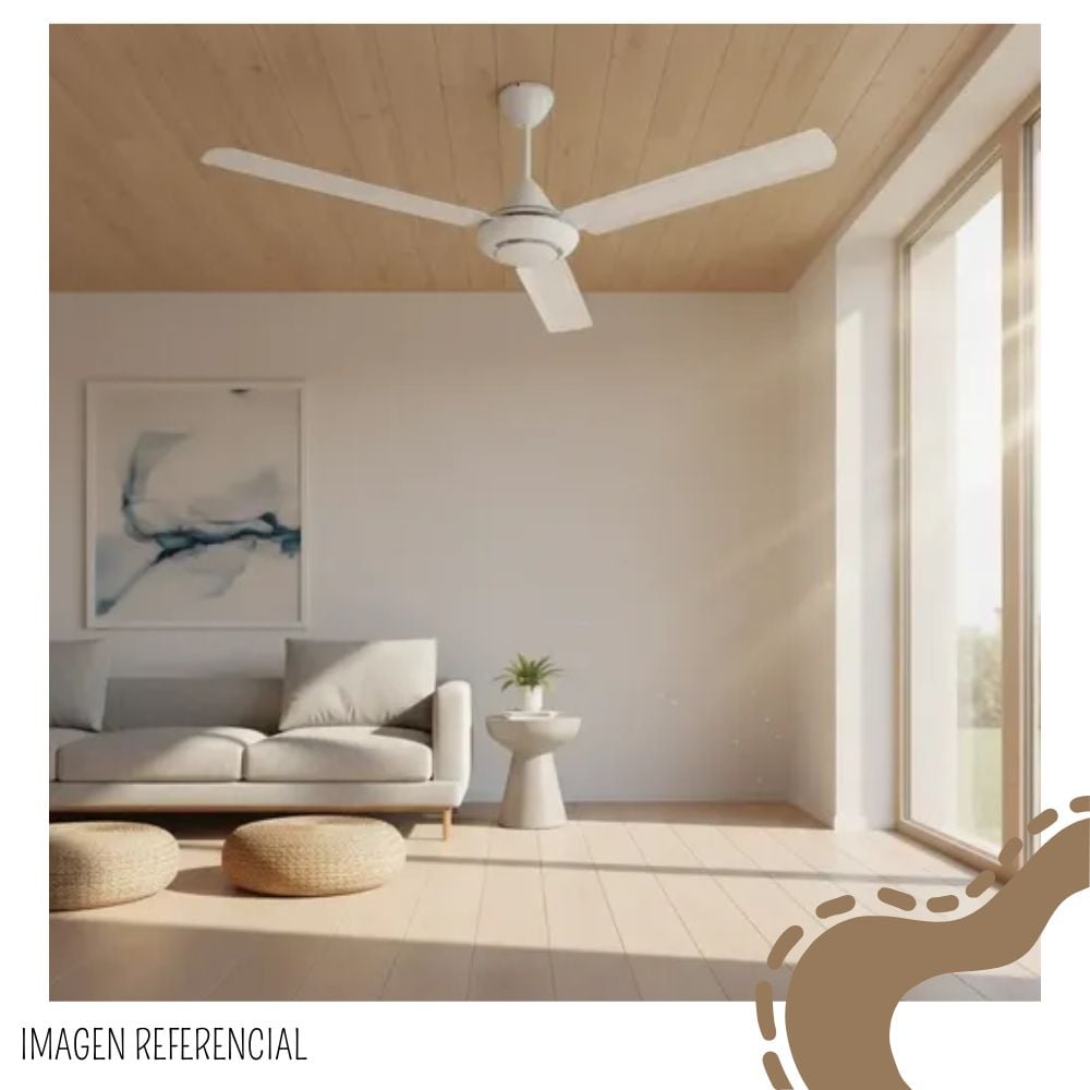 VENTILADOR DE TECHO TREVELY 56” BLANCO - VT-5680 - 4