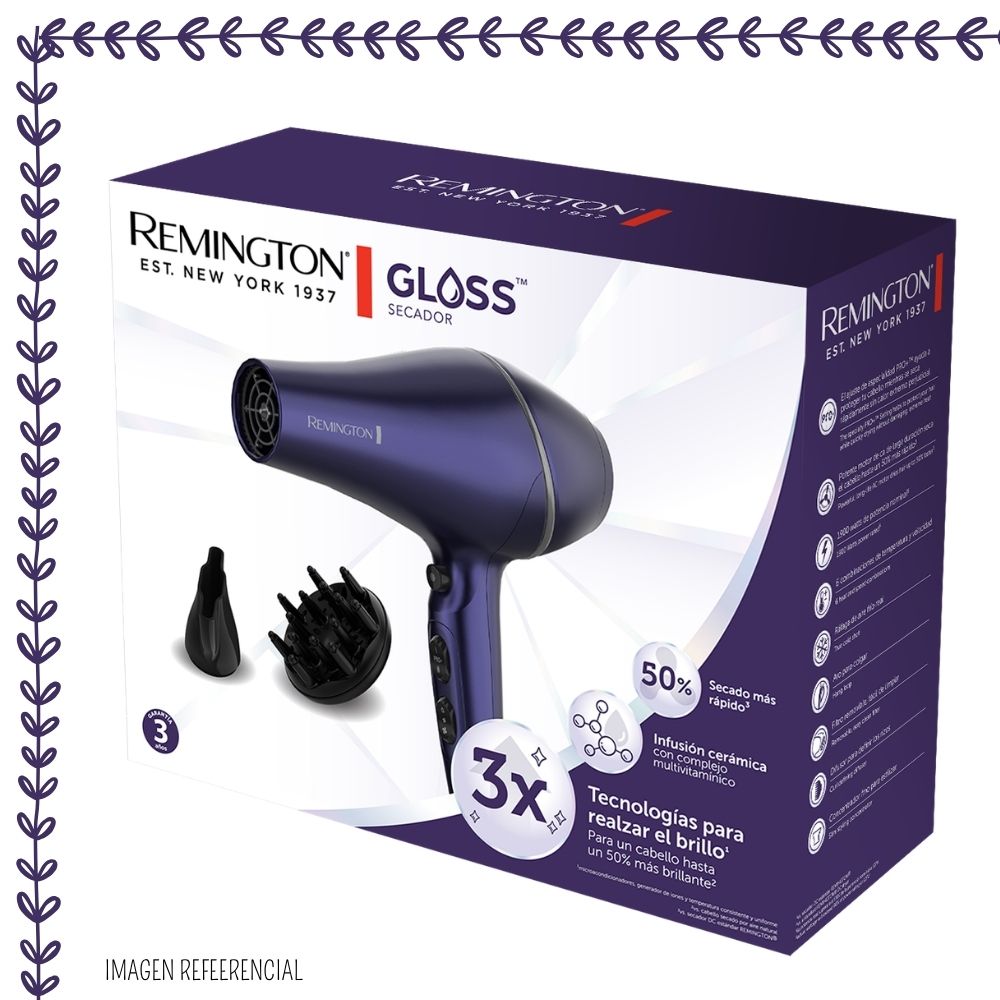 SECADORA DE CABELLO REMINGTON GLOSS AC9350 - 4