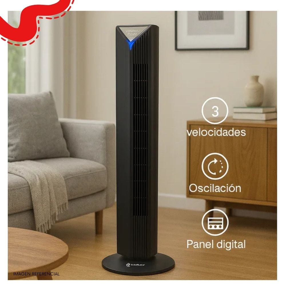 VENTILADOR TORRE MIRAY 36' CONTROL REMOTO VMTT-1039R - 4
