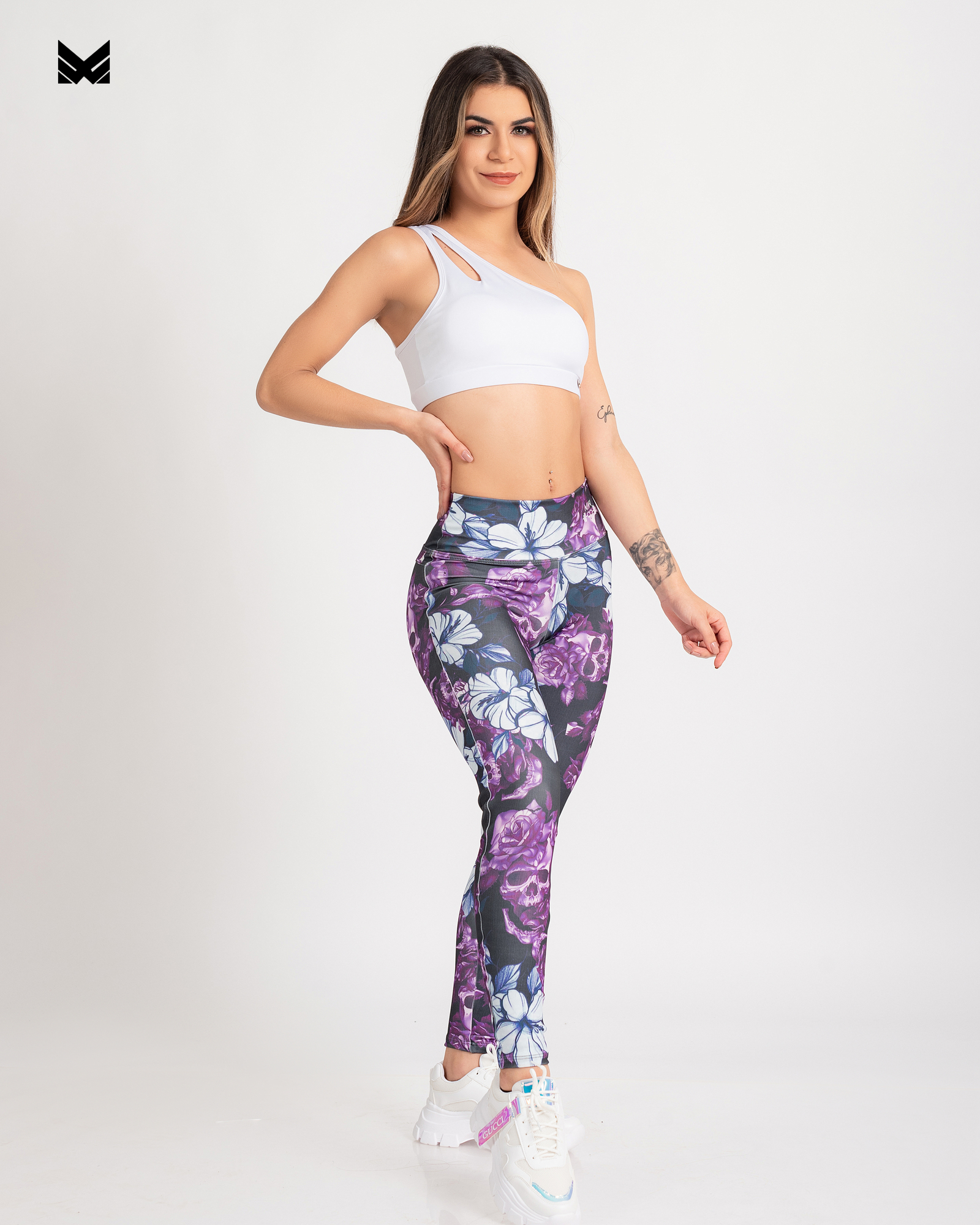 Ripley - LEGGING PRINT PURPLE SKULL