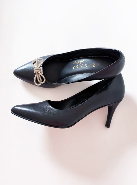 STILETTOS IRISABA PARA MUJER MORGANA NEGRO BRILLOSO - 2