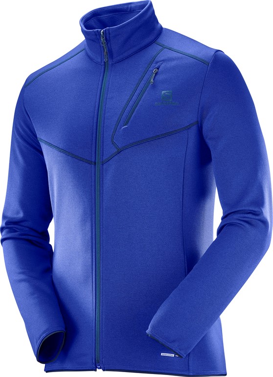 SALOMON CASACA DISCOVERY FZ M HOMBRE - AZUL - 1