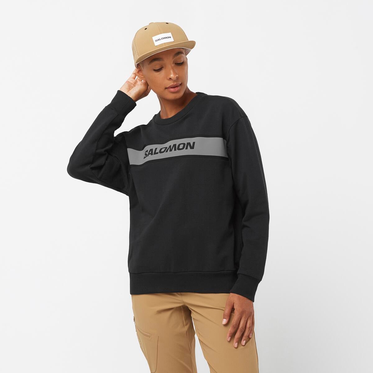 POLERA ESSENTIAL CREW NECK W  MUJER - SALOMON - 1